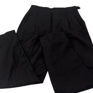 Herman Geist black trousers. 100% wool. Fully lined. Size 8.